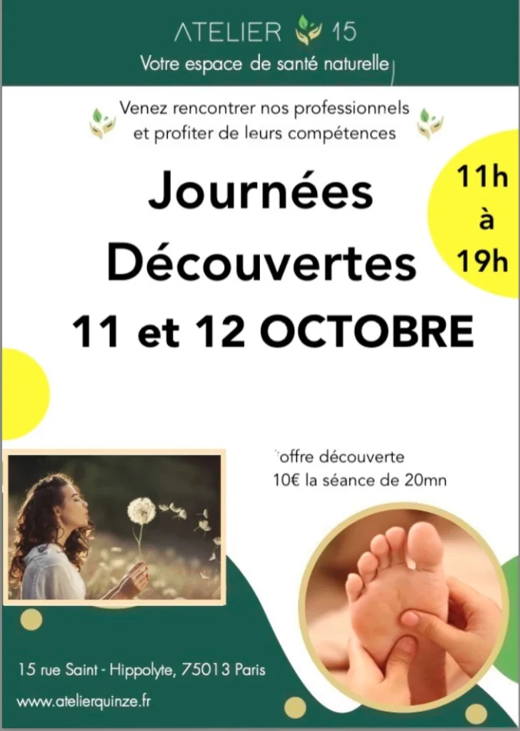 Journées découvertes Atelier 15