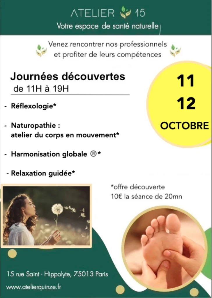 Journées découvertes Atelier 15